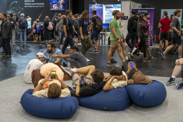 Gamescom, the world's largest trade fair for video and computer games, in Cologne, Germany, Europe