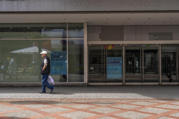 The closed branch of the Galeria Kaufhof department stores' chain in Gelsenkirchen, on