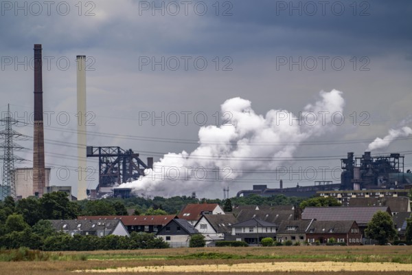 Hüttenwerke Krupp-Mannesmann, HKM in Duisburg-Hüttenheim, 2 blast furnaces, coking plant,