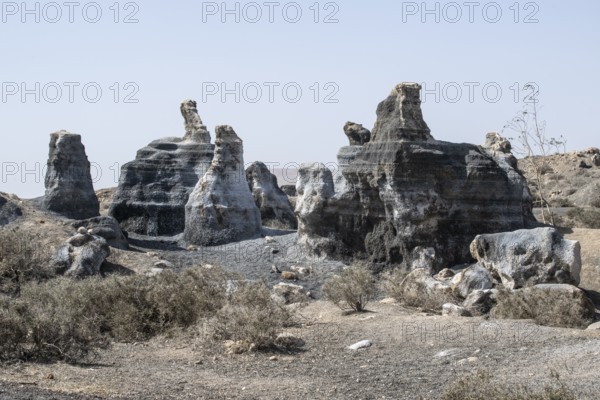 Stratified City, Antigua rofera de Teseguite, Lanzarote, Canary Islands, Spain, Europe