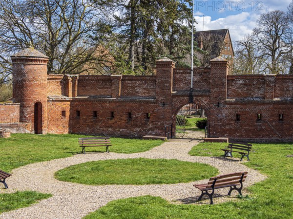 Fortress Dömitz at the Elbe river, Germany, Europe