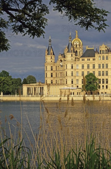 Europe, Germany, Mecklenburg-Western Pomerania, Schwerin, Schwerin Castle, built from 1845 to 1857
