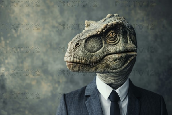 Concept of capitalist corporate shark, ruthless business manager. Greedy corporate management