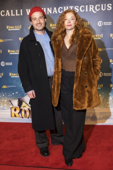 Marleen Lohse with man Max Montgomery at the premiere of the 20th Original Roncalli