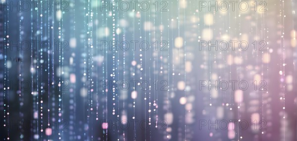 Abstract animation of binary code cascading down like digital rain, representing data insights,