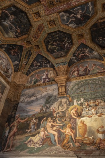 Sala di Psiche, Palazzo Te, Mantua, Italy, Europe