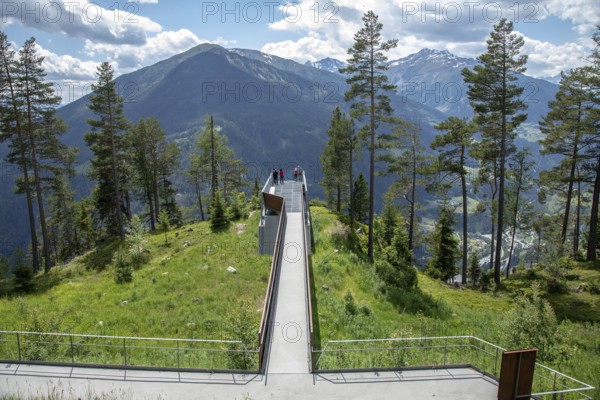 Kaunergrat Nature Park House, 6521 Fließ, Am Gachenblick, viewing platform