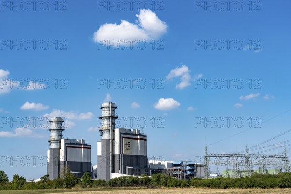 Trianel Hamm-Uentrop combined-cycle gas and steam power plant, two power plant units, each with an