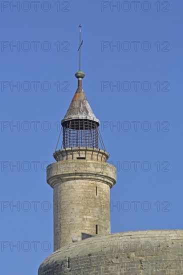 Spire of the Tour de Constance, defence defence tower, town tower, historic town fortification,