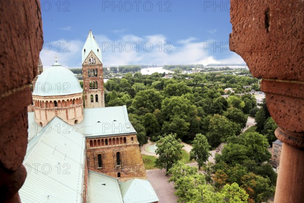 Panorama of Speyer, Rhineland-Palatinate