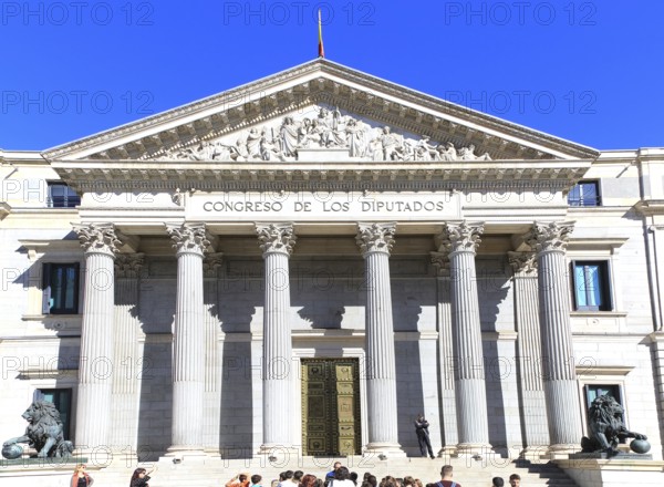 Palacio de las Cortes, Congreso de Los Diputados, Congress of Deputies, Houses of Parliament,