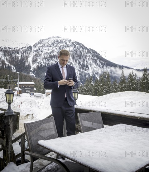 Christian Lindner (FDP), Federal Minister of Finance, photographed during his participation in the