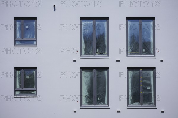 Symbolic photo on the subject of new housing construction. Buckower Felder neighbourhood on the