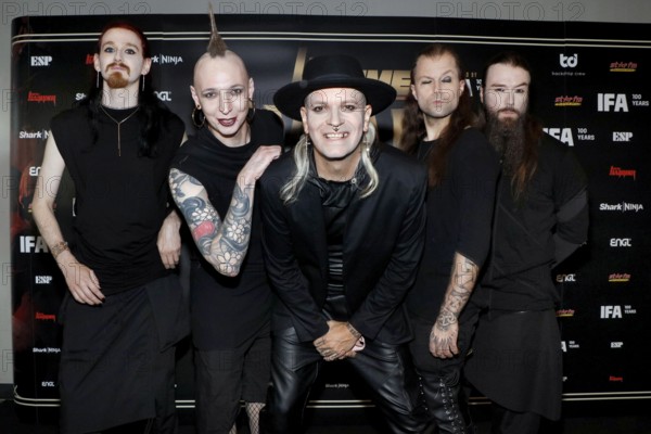 Lord of the Lost at the Metal Hammer Awards 2024 in the Uber Eats Music Hall. Berlin, 31.08.2024