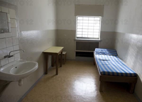 Berlin, 12.09.2008, Prison cell of the former central prison of the Ministry of State Security, MfS