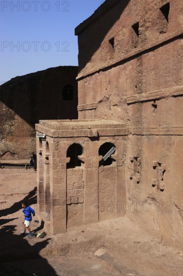 Rock churches of Lalibela, St Mary's Church, Bete Maryam, Ethiopia, Africa