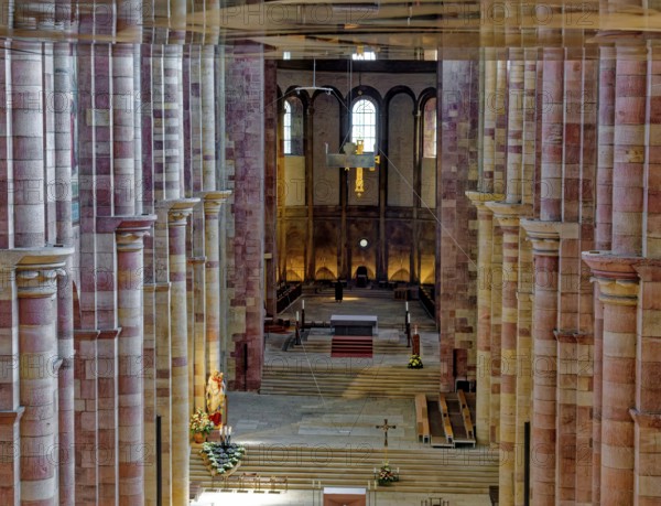 Imperial Cathedral, Speyer Cathedral, interior view, Speyer, Rhineland-Palatinate, Germany, Europe