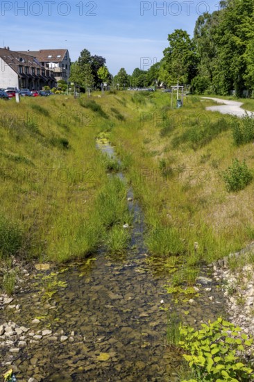 The Katernberger Bach, for over 40 years the stream was piped, 1.2 km long, underground, used as a