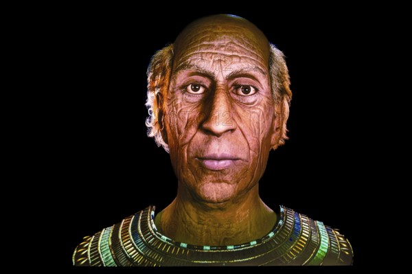 Reconstruction of the face of Ramses II