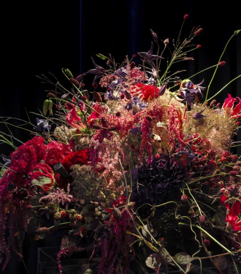 Artistic flower arrangements and decorations, German Floristry Championships, Berlin, Germany,