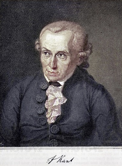 Immanuel Kant, 22 April 1724, 12 February 1804, was a German philosopher of the Enlightenment,