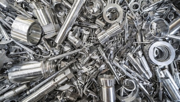 Metal, material, components, bolts and screw connections made of stainless steel