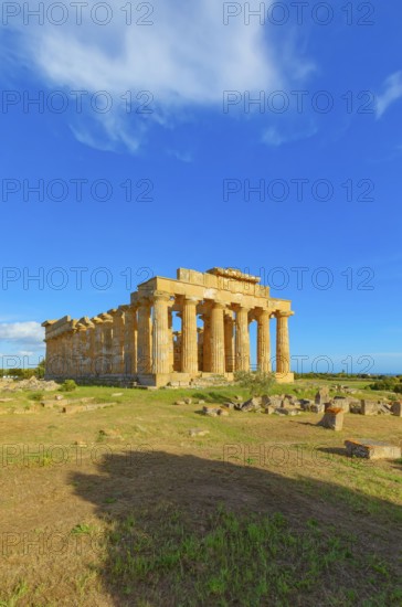 Temple of Hera or Temple E, Selinunte Archaeological Park, Selinunte, Trapani district, Sicily,