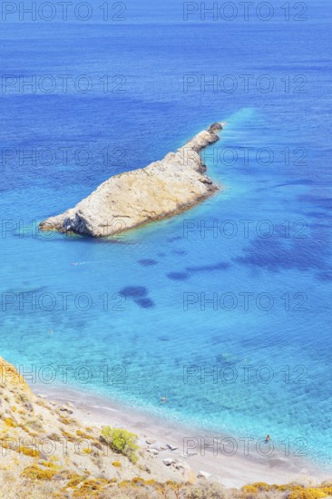 Katergo beach, Folegandros Island, Cyclades Islands, Greece, Europe