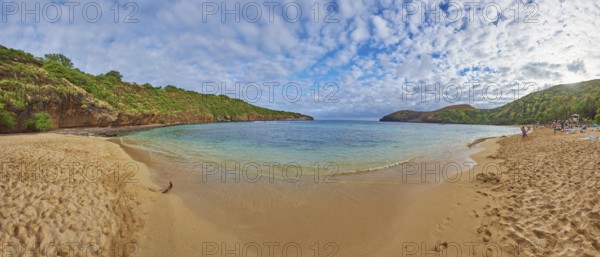 Landscape of Hanauma Bay, Hanauma, Hawaiian Island Oahu, O?ahu, Hawaii, Aloha State, United States,