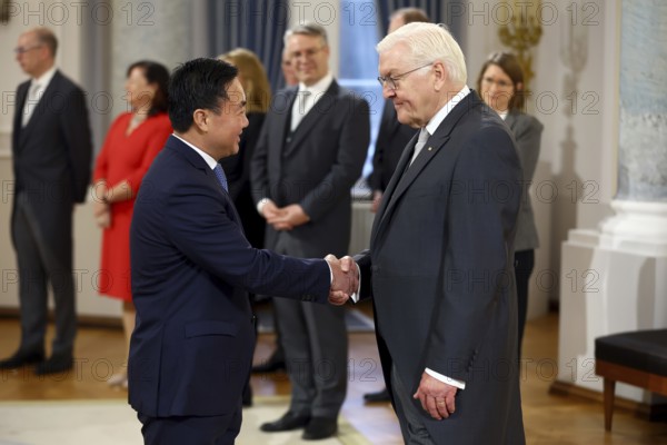 Thyra Chheang Cambodia is received by Frank-Walter Steinmeier (President of the Federal Republic of