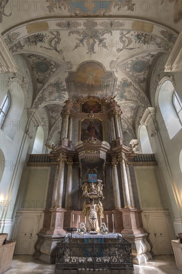 Alar room of the Evangelical Reformed Church, Erlangen, Middle Franconia, Bavaria, Germany, Europe