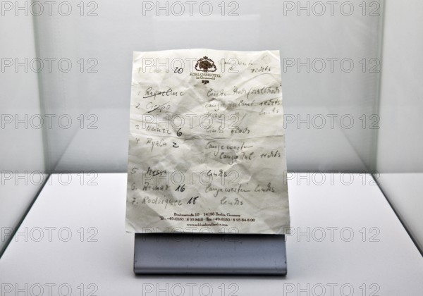 Lehman note, the note handwritten by Andreas Köpke during the 2006 World Cup penalty shootout