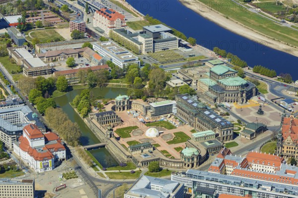 Dresden Old Town with Zwinger and Semper Opera House