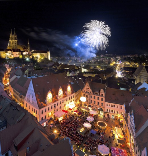Meissen fireworks for the wine festival