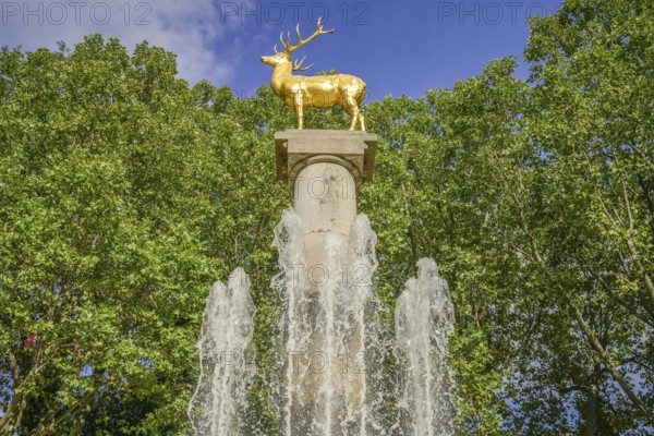 Fountain Zum Goldenen Hirschen, Rudolph Wilde Park, City Park, Schöneberg, Tempelhof-Schöneberg,