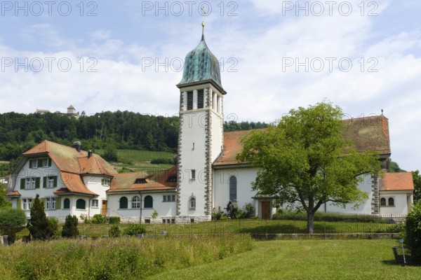 Sacred Heart Catholic Church, Stein am Rhein, Canton Schaffhausen, Switzerland, Europe