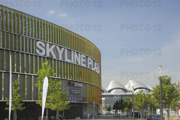 Skyline Plaza building at the trade fair, Platz der Einheit, Bockenheim, Main, Frankfurt, Hesse,