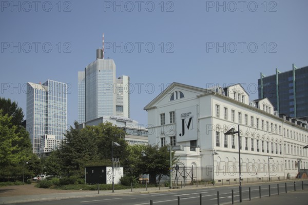 Jewish Museum with Maintower and Gallileo, Jewish, Frankfurt, Bahnhofsviertel, Main, Frankfurt,