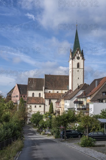 Old Town and Church of the Assumption of the Virgin Mary, Engen, Constance County,