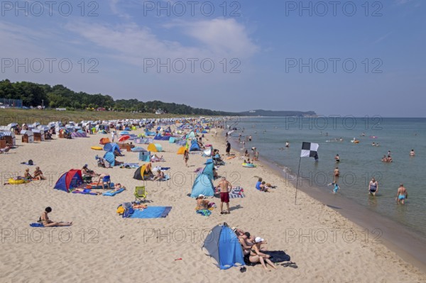 Beach, Göhren, Rügen Island, Mecklenburg-Western Pomerania, Germany, Europe