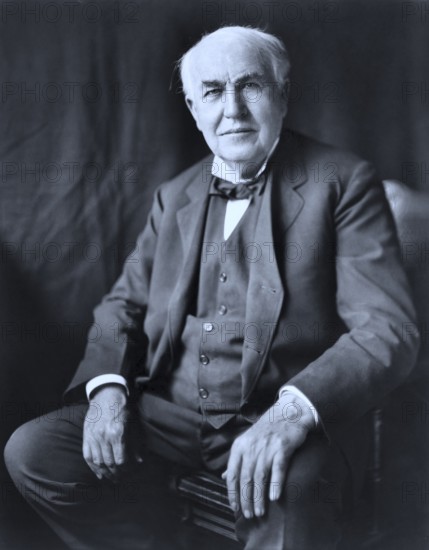 Thomas Alva Edison, 11 February 1847, 18 October 1931, a US inventor, electrical engineer and