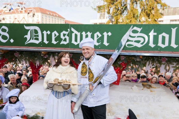 18th Stollen Festival at the Striezelmarkt