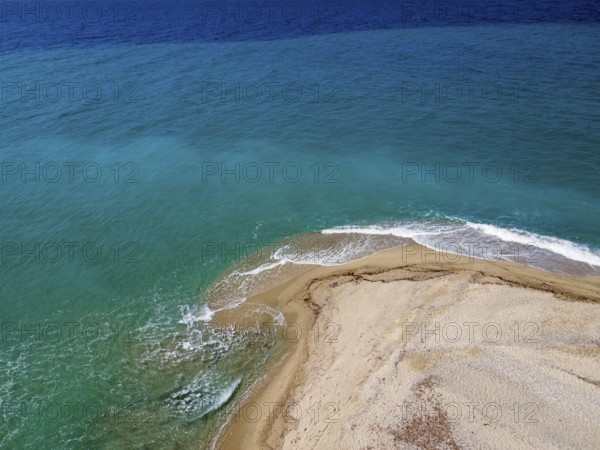 Aerial view, Cape Possidi, Kassandra, Chalkidiki, Greece, Europe