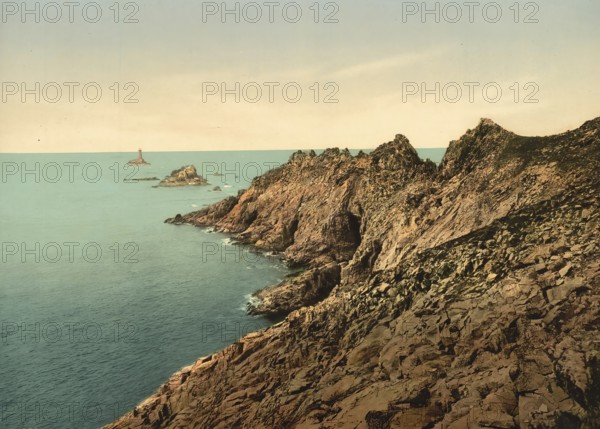 Pointe du Raz, Douarnenez in the west of France in the department of Finistère in the region of