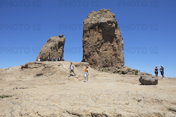 Roque Nublo in Parque Rural del Nublo, Las Palmas Province, Gran Canaria, Canary Islands, Spain,