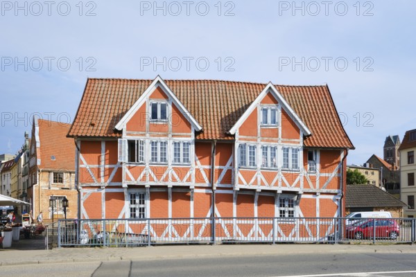 So-called Gewölbe, a heritage-protected half-timbered house over the Mühlenbach in the historic old