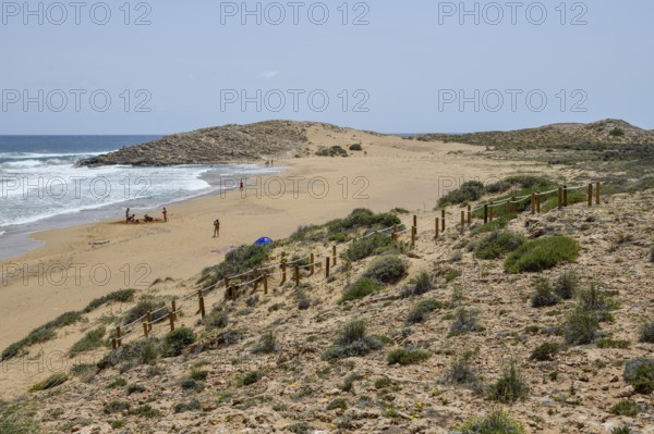 Playa de Calblanque, beach in the regional park Monte de las Cenizas y (Peña) del Águila, near