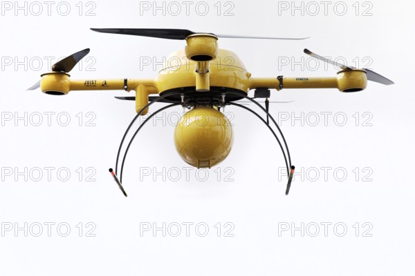 Delivery drone Paketkopter Juist of Deutsche Post, drone project for the delivery of parcels to