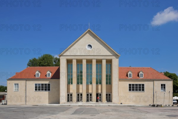 The Hellerau Festival Theatre was built in 1911 in the style of reform architecture in the garden