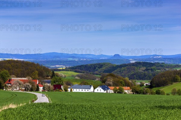 Maxen View of Saxon Switzerland